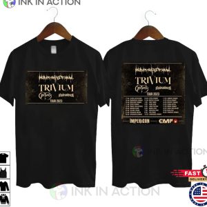 TRIVIUM Tour 2023 Music Festival T shirt 1