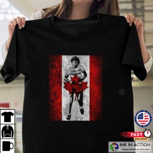 Terry Fox Canadian Flag T Shirt 3