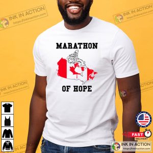 Terry Fox T shirt Marathon Of Hope T Shirt 1