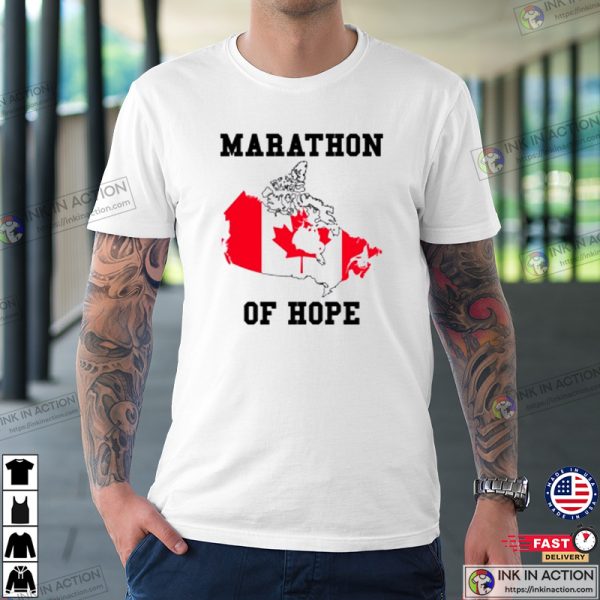 Terry Fox T-shirt, Marathon Of Hope T Shirt