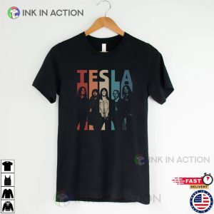 Tesla Band Vintage T Shirt Tesla Band T shirt 1