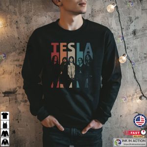 Tesla Band Vintage T Shirt Tesla Band T shirt 2