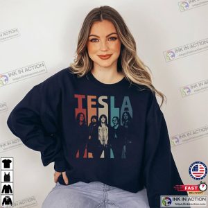 Tesla Band Vintage T Shirt Tesla Band T shirt 3