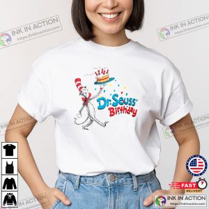 The Cat in the Hat Dr. Seusss Birthday T Shirt 3