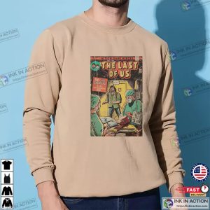 The Last of Us Poster Ending Comic Cover Vintage Shirt