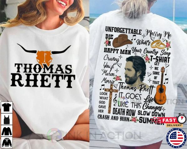 Thomas Rhett Home Team Tour Shirt, Country Music 2023 Tour Merch