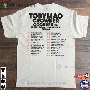 Toby Mac Tour 2023 T Shirt Hits Deep 2023 T Shirt 1