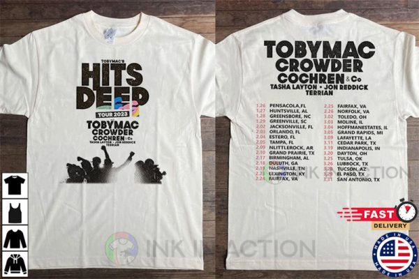 Toby Mac Tour 2023 T-Shirt, Hits Deep 2023 T-Shirt