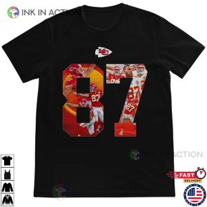 Travis Kelce Kansas City Chiefs T Shirt LVII Super Bowl 2023 Shirt 2
