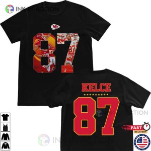 Travis Kelce Kansas City Chiefs T Shirt LVII Super Bowl 2023 Shirt 3