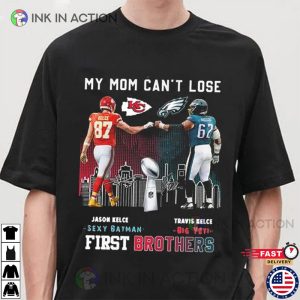 Travis and Jason Kelce Super Bowl LVII T Shirt 1