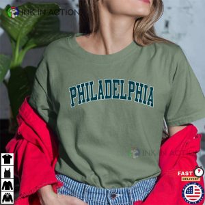 Vintage Style Philadelphia Football T Shirt 2