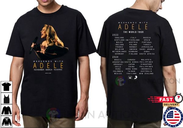 Weekends With Adele The World Tour 2023-2024 Merch Shirt