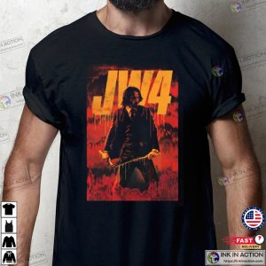 2023 John Wick Chapter 4 T Shirt Keanu Reeves Shirt 3