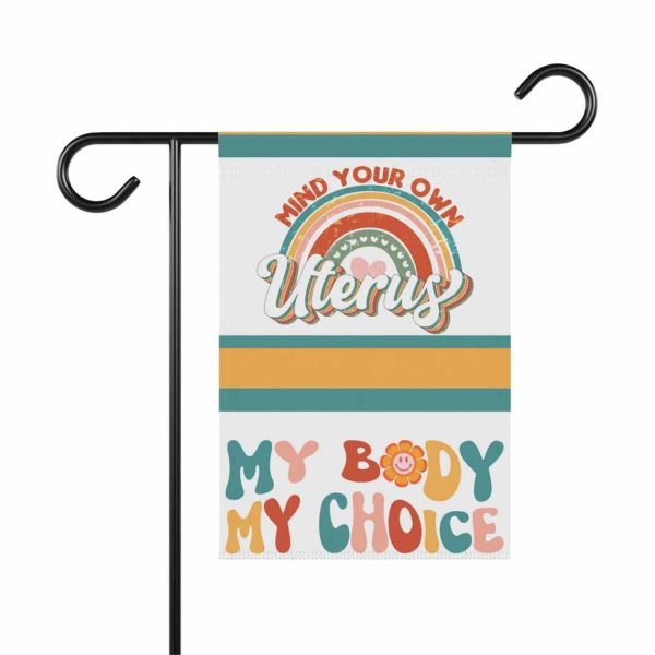 Abortion Rights Flag Banner, Pro Choice Women’s Rights Flag