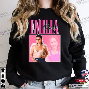 Actress Emilia Clarke Graphic T Shirt 2