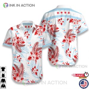 Aloha Chicago Pround Hawaiian Shirt Tropical Summer Shirt 1