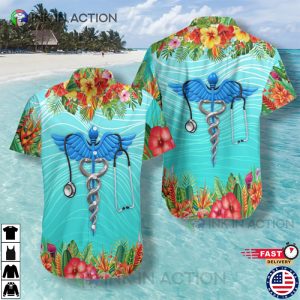 Aloha Nurse Tropical Summer Holiday Hawaiian Shirt