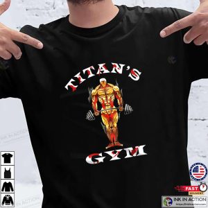 Armored Titans Gym T Shirt 3