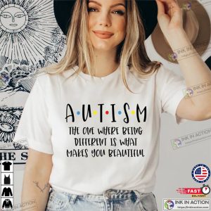 Autism Mom Rainbow Neurodiversity T-Shirt