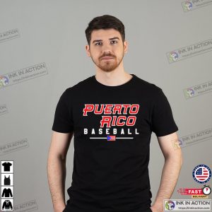 Best Puerto Rico Baseball T shirt 3 Ink In Action