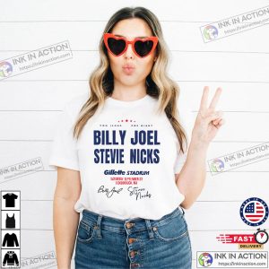 Billy Joel Stevie Nicks Tour 2023 T Shirt 4 Ink In Action