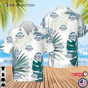 Busch Light Leaves Summer Hawaiian Shirt