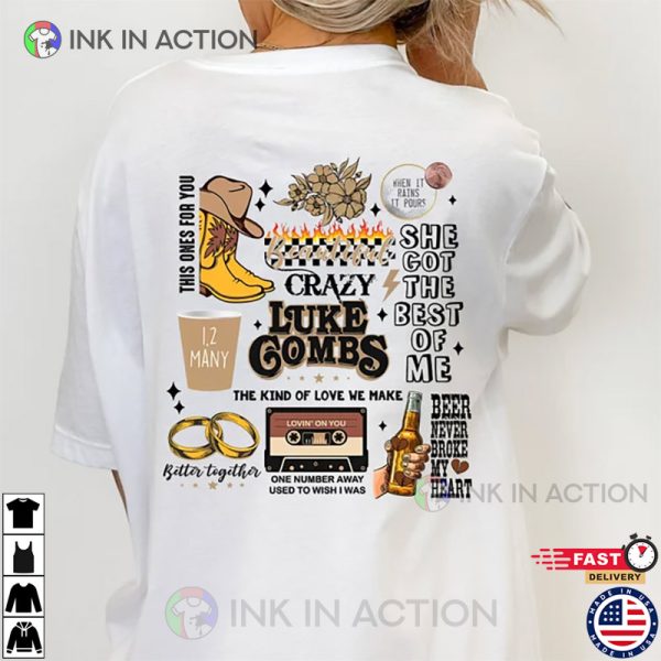 Combs Bullhead Shirt 2 Side, Country Music Shirt