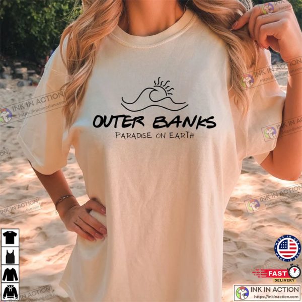Comfort Colors Vintage Outer Banks Pogue Life Summer Beach T-Shirt