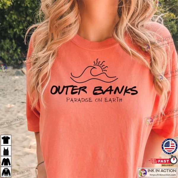 Comfort Colors Vintage Outer Banks Pogue Life Summer Beach T-Shirt