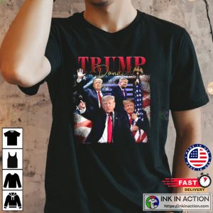 DONALD TRUMP Vintage Shirt 2 Ink In Action