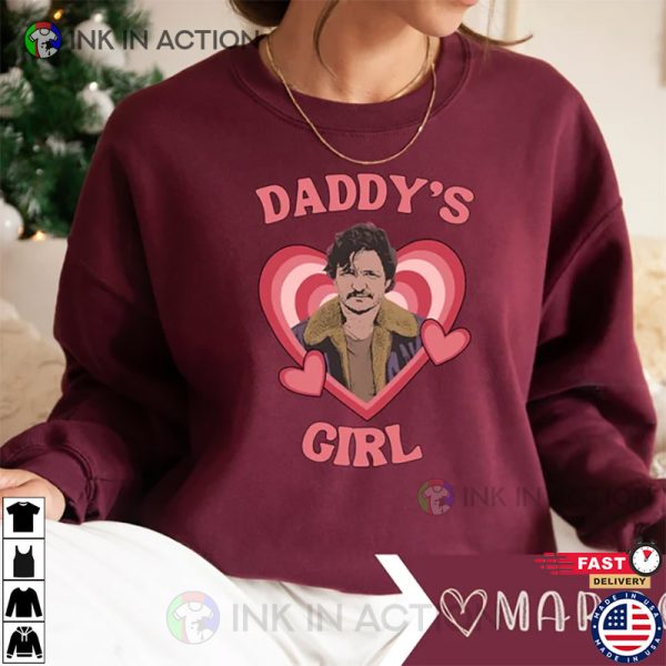 Daddy’s Girl Pedro Pascal Shirt, Funny Pedro Pascal Shirt