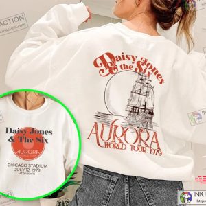 Daisy Jones And The Six Band Shirt, Aurora World Tour