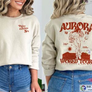 Daisy Jones & The Six Aurora 2 Side Shirt, Daisy Jones Aurora World Tour Merch 2023 Shirt