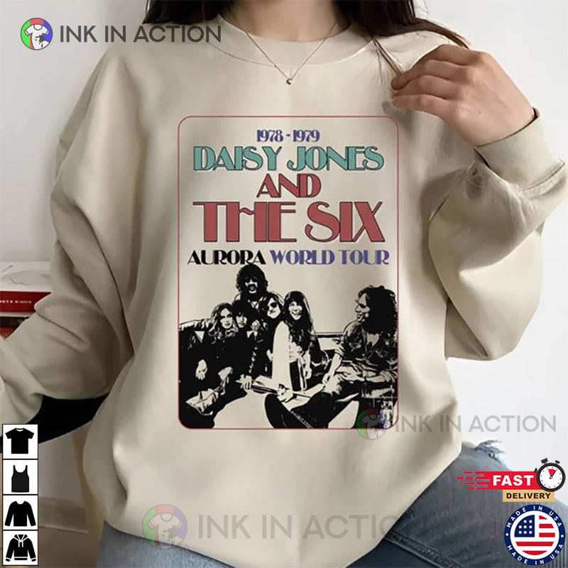 Daisy Jones and The Six Aurora 2023 Tour Shirt