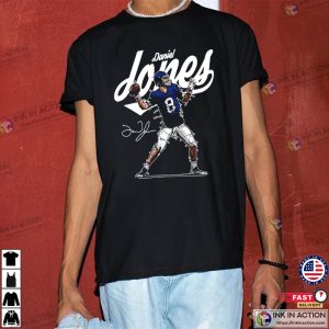 Daniel Jones Football T Shirt Gifts For Ny Giants Fans 2