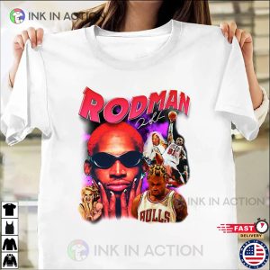 Dennis Rodman Vintage Printing T Shirt 2