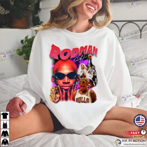 Dennis Rodman Vintage Printing T Shirt 4