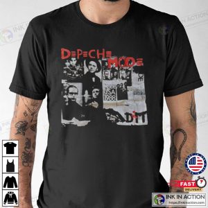 Depeche Mode Retro Classic T shirt 3 Ink In Action