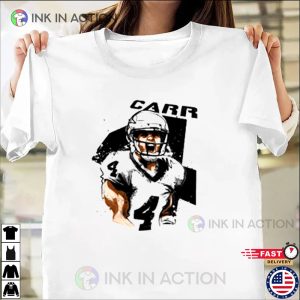 Derek Carr Las Vegas Raiders screaming T shirt 4