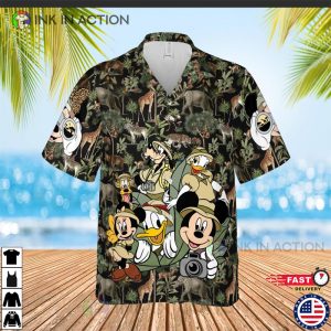 Disney Animal Kingdom Hawaiian Shirt Disney Safari Trip Shirt 1