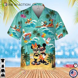 Disney Mickey And Minnie Hawaiian Shirt Mickey And Friends 1
