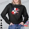 Dominican Republic Flag Baseball T-shirt