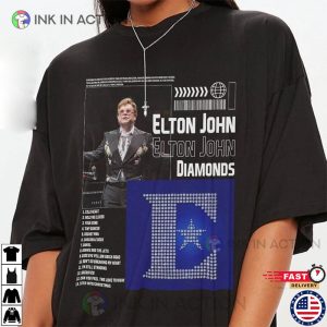 Elton John Diamonds New Album Singer Music 2023 T Shirt 1