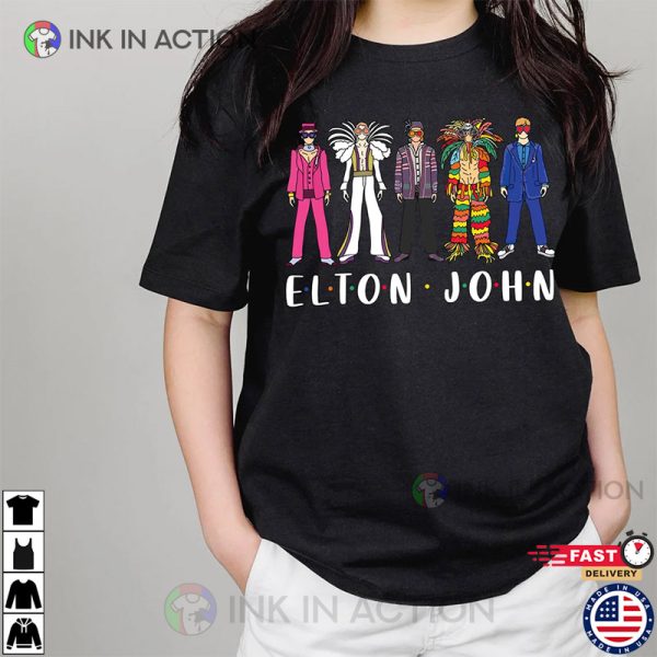 Elton John Tour 2023 Merch Fan Shirt