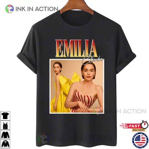 Emilia Clarke 90s Vintage Unisex T Shirt 3
