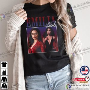 Emilia Clarke Homage The Mother Of Dragons T shirt 1