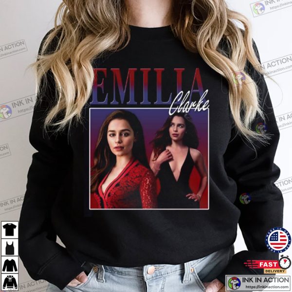 Emilia Clarke Homage The Mother Of Dragons T-shirt