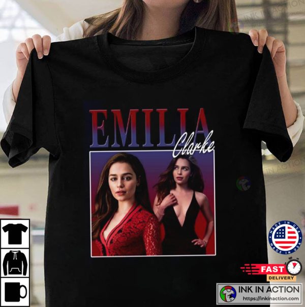 Emilia Clarke Homage The Mother Of Dragons T-shirt