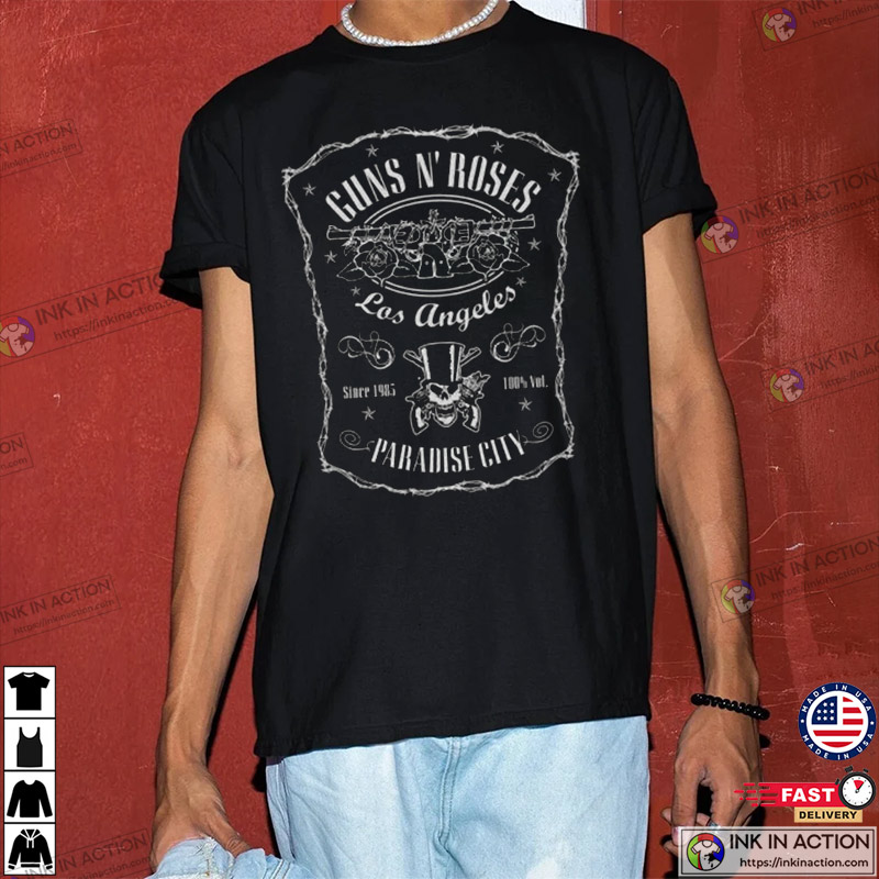 Guns N' Roses T-shirt, Paradise City Label - Print your thoughts. Tell your  stories.